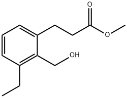 Methyl 3-(3-ethyl-2-(hydroxymethyl)phenyl)propanoate Structure