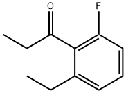 1-(2-Ethyl-6-fluorophenyl)propan-1-one Structure