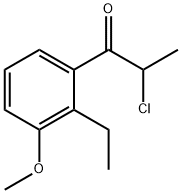 2-Chloro-1-(2-ethyl-3-methoxyphenyl)propan-1-one 구조식 이미지