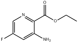 Ethyl 3-amino-5-fluoropicolinate Structure