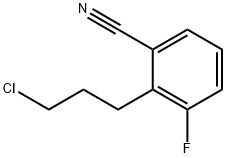 2-(3-Chloropropyl)-3-fluorobenzonitrile Structure