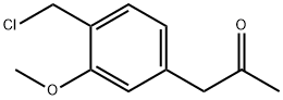 1-(4-(Chloromethyl)-3-methoxyphenyl)propan-2-one Structure