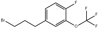 1-(3-Bromopropyl)-4-fluoro-3-(trifluoromethoxy)benzene Structure