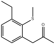 1-(3-Ethyl-2-(methylthio)phenyl)propan-2-one Structure