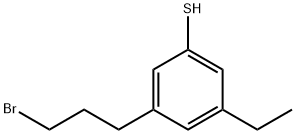 3-(3-Bromopropyl)-5-ethylthiophenol Structure