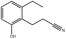 2-Ethyl-6-hydroxyphenylpropanenitrile Structure