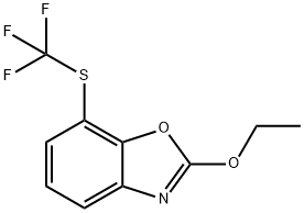 2-Ethoxy-7-(trifluoromethylthio)benzo[d]oxazole Structure