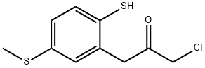 2-(3-Chloro-2-oxopropyl)-4-(methylthio)thiophenol Structure