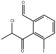 2-(2-Chloropropanoyl)-3-iodobenzaldehyde Structure