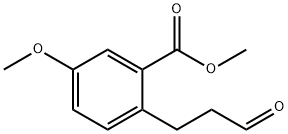 Methyl 5-methoxy-2-(3-oxopropyl)benzoate Structure