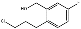 2-(3-Chloropropyl)-5-fluorobenzylalcohol Structure