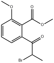 Methyl 2-(2-bromopropanoyl)-6-methoxybenzoate Structure