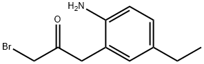 1-(2-Amino-5-ethylphenyl)-3-bromopropan-2-one Structure