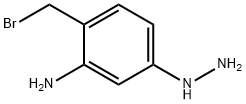 2-(Bromomethyl)-5-hydrazinylaniline Structure