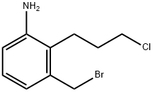 3-(Bromomethyl)-2-(3-chloropropyl)aniline Structure