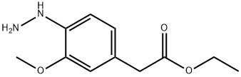 Ethyl 4-hydrazinyl-3-methoxyphenylacetate Structure