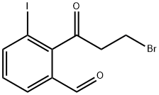 2-(3-Bromopropanoyl)-3-iodobenzaldehyde Structure