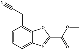 Methyl 7-(cyanomethyl)benzo[d]oxazole-2-carboxylate Structure