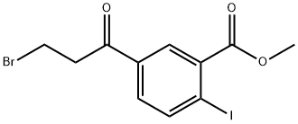 Methyl 5-(3-bromopropanoyl)-2-iodobenzoate Structure