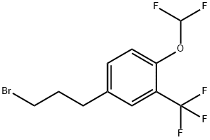 5-(3-Bromopropyl)-2-(difluoromethoxy)benzotrifluoride Structure