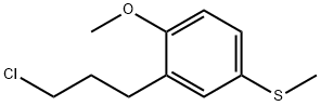 2-(3-Chloropropyl)-4-(methylthio)anisole Structure