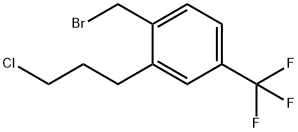 4-(Bromomethyl)-3-(3-chloropropyl)benzotrifluoride Structure