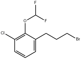 1-(3-Bromopropyl)-3-chloro-2-(difluoromethoxy)benzene Structure