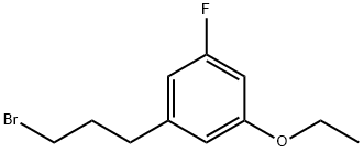 1-(3-Bromopropyl)-3-ethoxy-5-fluorobenzene Structure