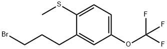 2-(3-Bromopropyl)-4-(trifluoromethoxy)thianisole Structure