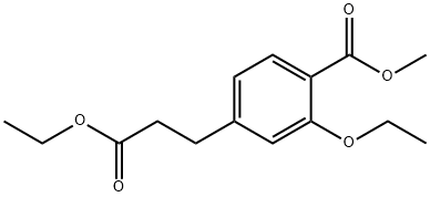 Methyl 2-ethoxy-4-(3-ethoxy-3-oxopropyl)benzoate Structure