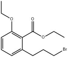 Ethyl 2-(3-bromopropyl)-6-ethoxybenzoate Structure