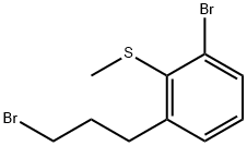 2-Bromo-6-(3-bromopropyl)thianisole Structure