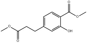 Methyl 2-hydroxy-4-(3-methoxy-3-oxopropyl)benzoate Structure