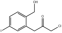 2-(3-Chloro-2-oxopropyl)-4-iodobenzylalcohol Structure