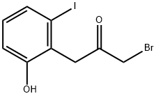 2-(3-Bromo-2-oxopropyl)-3-iodophenol Structure