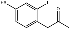 1-(2-Iodo-4-mercaptophenyl)propan-2-one 구조식 이미지