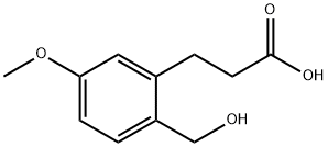 2-(Hydroxymethyl)-5-methoxyphenylpropanoic acid Structure