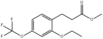 Methyl 3-(2-ethoxy-4-(trifluoromethoxy)phenyl)propanoate Structure