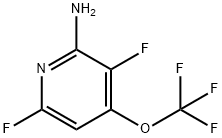 2-Amino-3,6-difluoro-4-(trifluoromethoxy)pyridine Structure