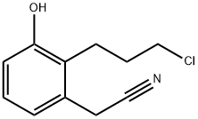 2-(3-Chloropropyl)-3-hydroxyphenylacetonitrile Structure