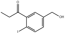 4-Iodo-3-propionylbenzylalcohol Structure