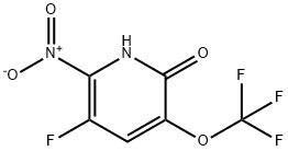 3-Fluoro-6-hydroxy-2-nitro-5-(trifluoromethoxy)pyridine Structure