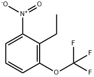 1-Ethyl-2-nitro-6-(trifluoromethoxy)benzene Structure