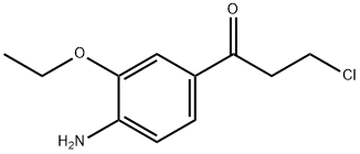 1-(4-Amino-3-ethoxyphenyl)-3-chloropropan-1-one Structure