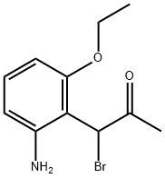 1-(2-Amino-6-ethoxyphenyl)-1-bromopropan-2-one Structure