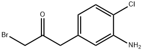 1-(3-Amino-4-chlorophenyl)-3-bromopropan-2-one Structure