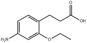 4-Amino-2-ethoxyphenylpropanoic acid Structure