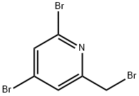 2-Bromomethyl-4,6-dibromopyridine Structure