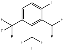 2,3-Bis(trifluoromethyl)-6-fluorobenzodifluoride Structure