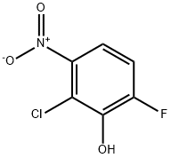 2-Chloro-6-fluoro-3-nitrophenol Structure